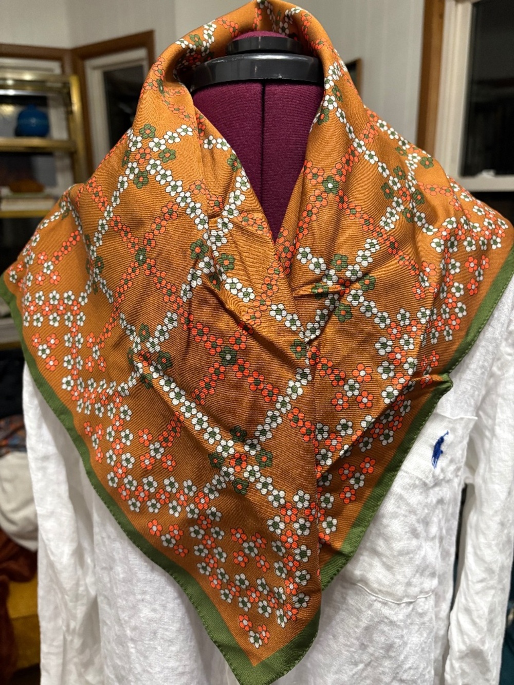 Vintage Scarf made in France